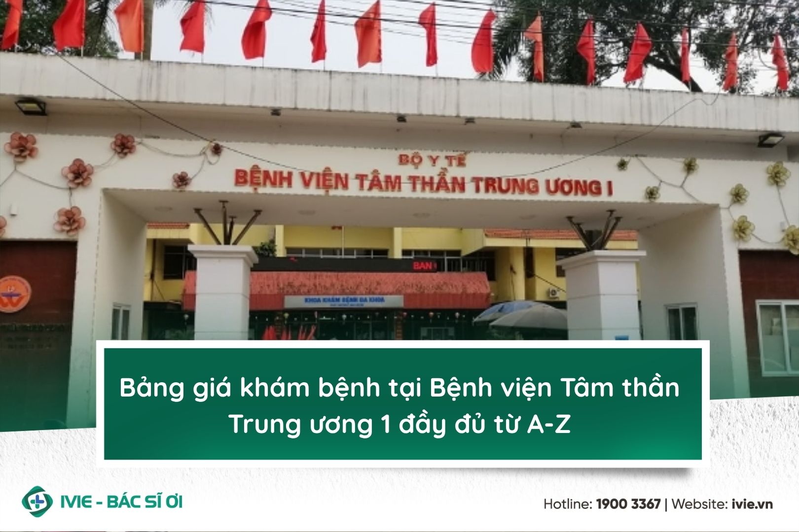 Bảng giá khám bệnh tại Bệnh viện Tâm thần Trung ương 1 đầy...