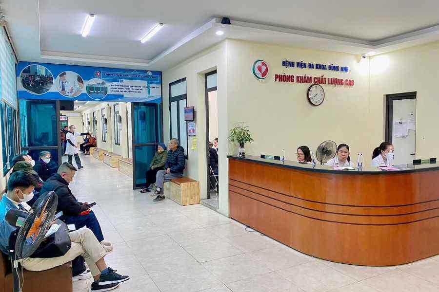 Bệnh viện Đa khoa Đông Anh là điểm khám chữa phổ biến của người dân Đông Anh và các vùng lân cận
