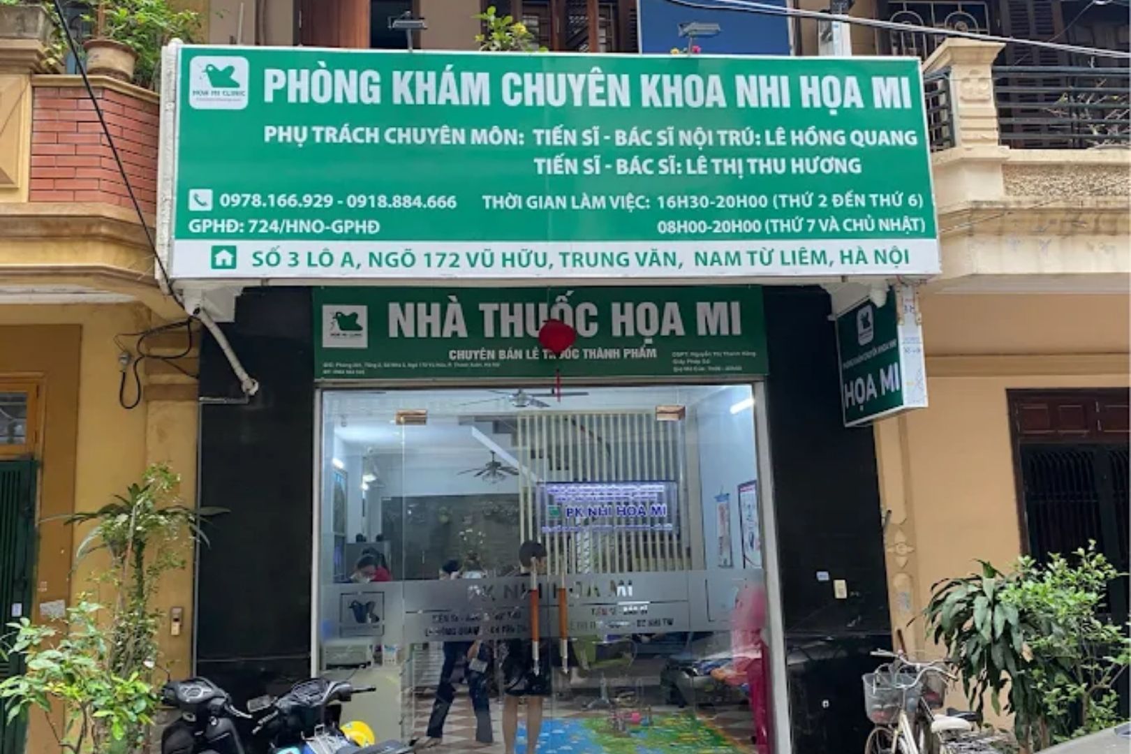 Phòng khám Nhi Họa Mi tại Thanh Xuân