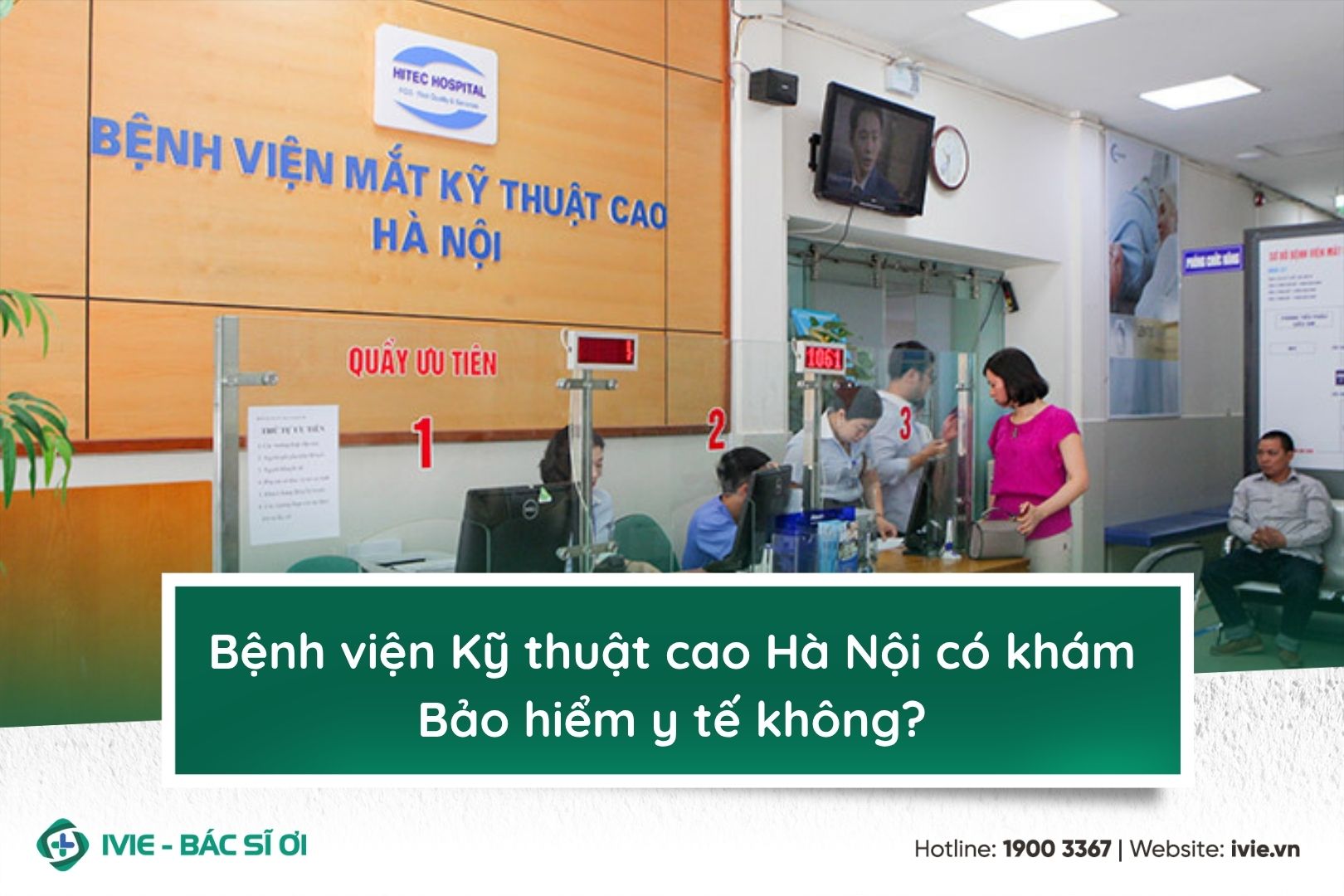 Bệnh viện Mắt Kỹ thuật cao Hà Nội có khám Bảo hiểm y tế...