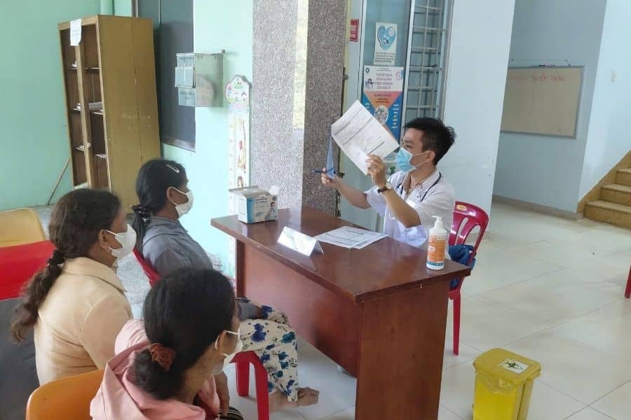 Bệnh viện Phổi Khánh Hòa có áp dụng khám bệnh bằng bảo hiểm y tế (Ảnh: Bệnh viện Phổi Khánh Hòa)