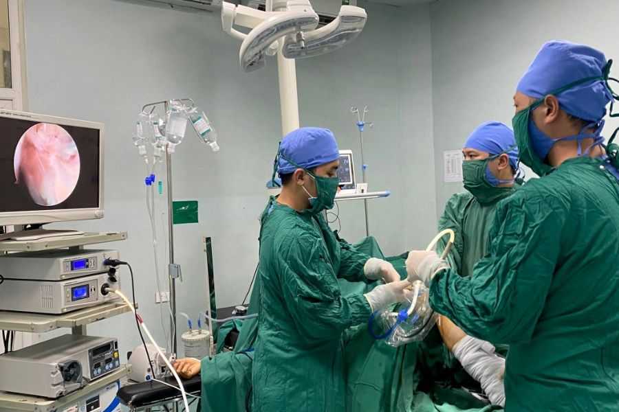 Hiện bệnh viện có tiếp nhận khám chữa bệnh theo BHYT
