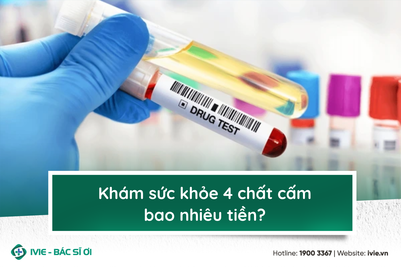 Khám sức khỏe 4 chất cấm bao nhiêu tiền?
