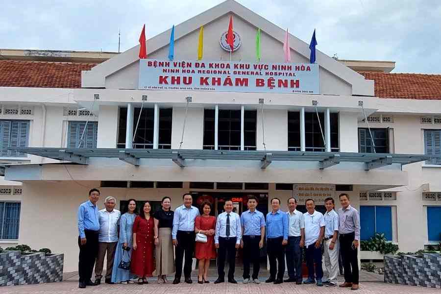Khu khám bệnh tại Bệnh viện Đa khoa khu vực Ninh Hòa