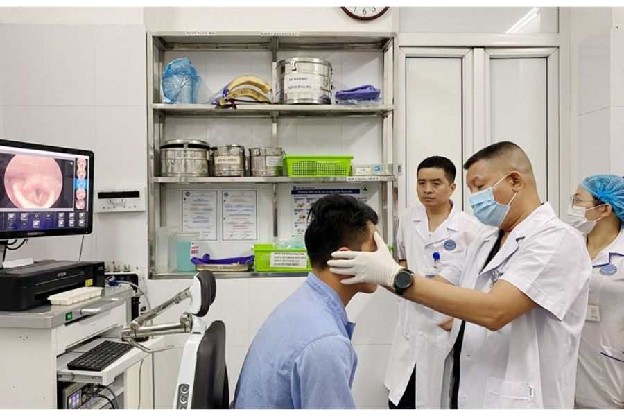 Bệnh viện Tai Mũi Họng Trung ương có tiếp nhận khám ngoại trú và điều trị nội trú trái tuyến với người tham gia BHYT