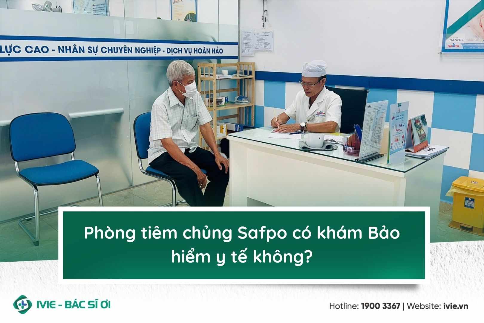 Phòng tiêm chủng Safpo có khám Bảo hiểm y tế không?