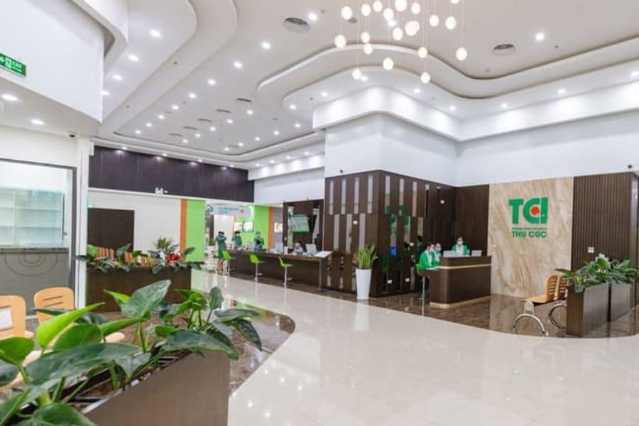 Không gian thăm khám hiện đại tại Bệnh viện Đa khoa Quốc tế Thu Cúc