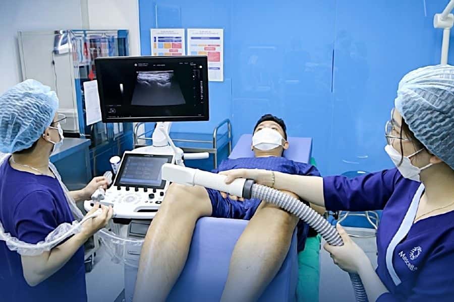 Khu vực phục hồi chức năng tại Phòng khám Đa khoa MSC