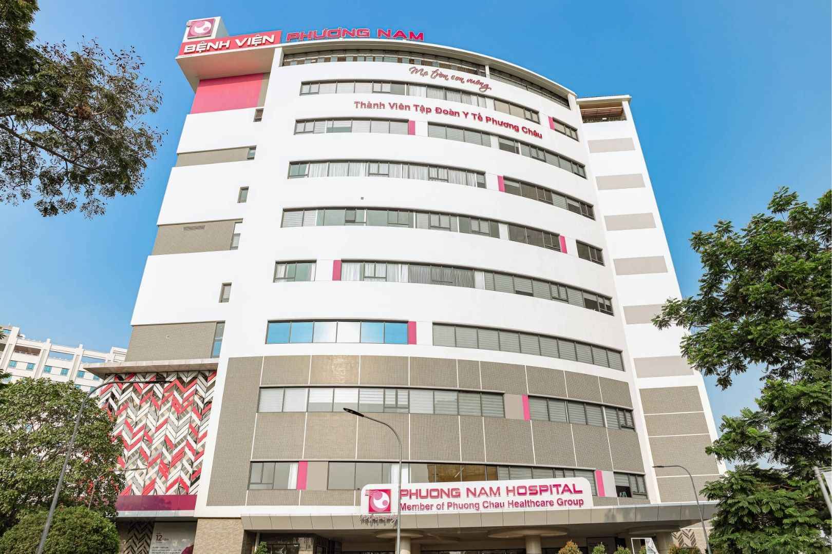 Bệnh viện Phương Nam nằm tại phường Tân Mỹ
