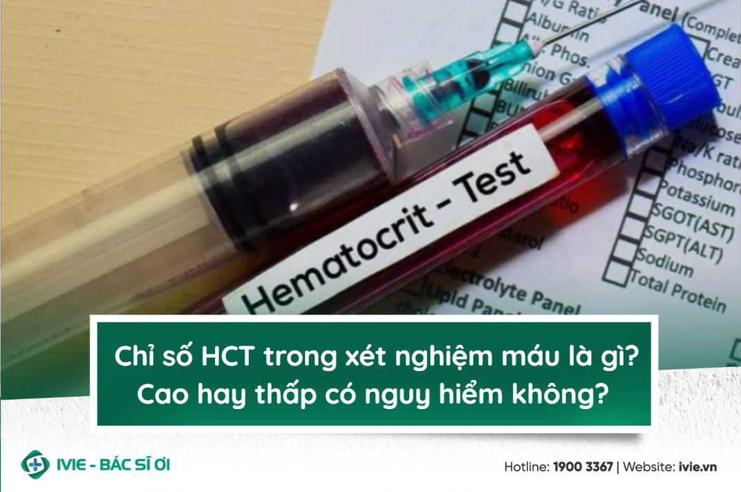 Chỉ số HCT trong xét nghiệm máu là gì? Cao hay thấp có nguy ...