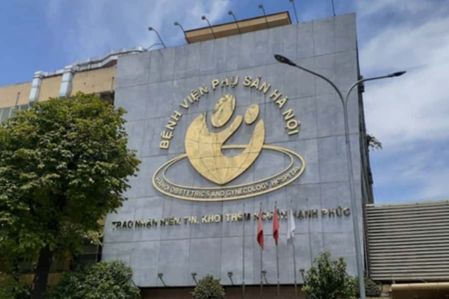 Bệnh viện Phụ sản Hà Nội nằm trên đường La Thành