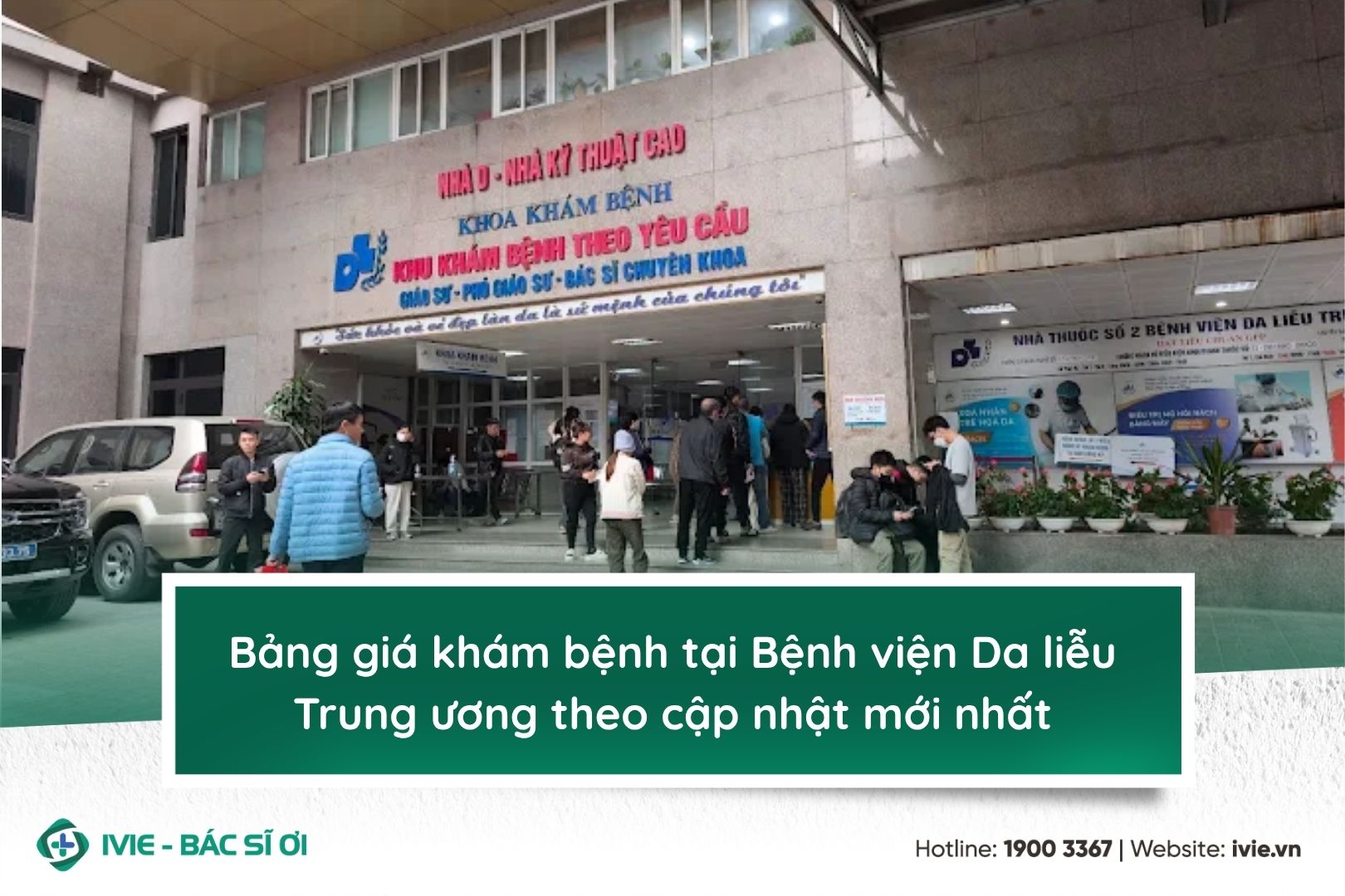 Bảng giá khám bệnh tại Bệnh viện Da liễu Trung ương theo...