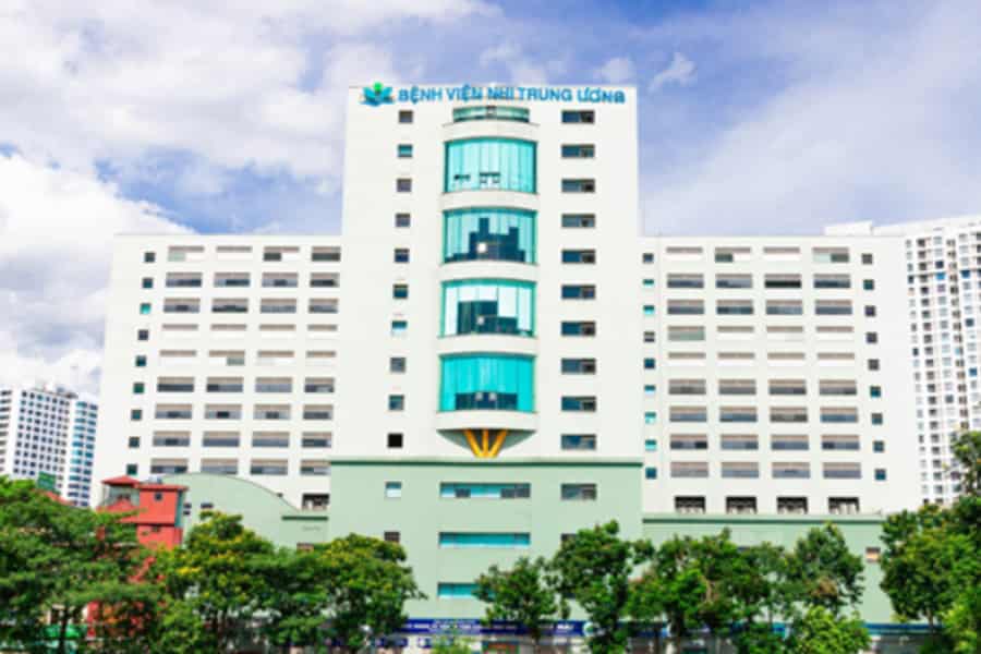 Bệnh viện Nhi Trung ương tại Hà Nội, một cơ sở y tế đầu ngành về nhi khoa