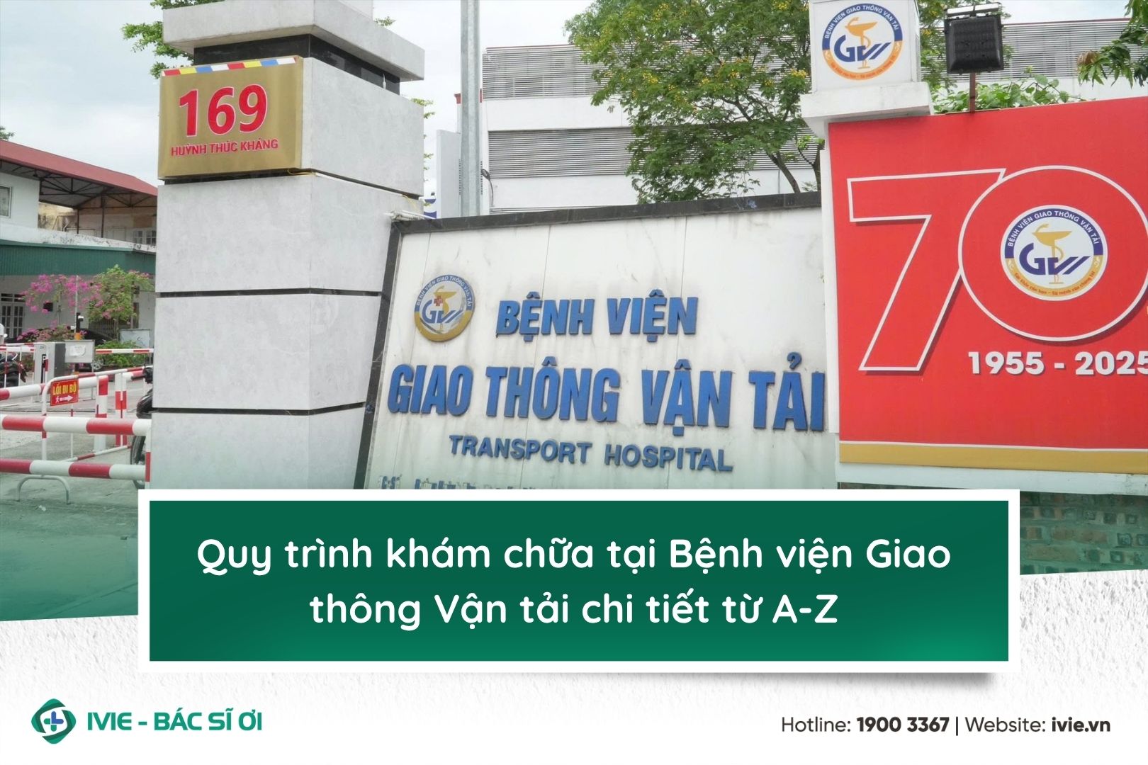Quy trình khám chữa tại Bệnh viện Giao thông Vận tải chi...