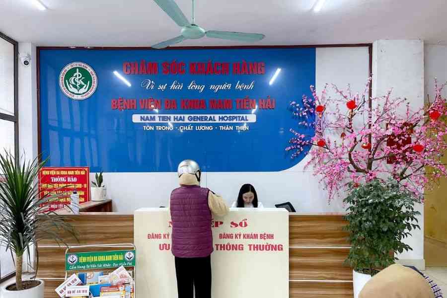 Bệnh viện Đa khoa Nam Tiền Hải có triển khai khám BHYT đúng tuyến và cả trái tuyến