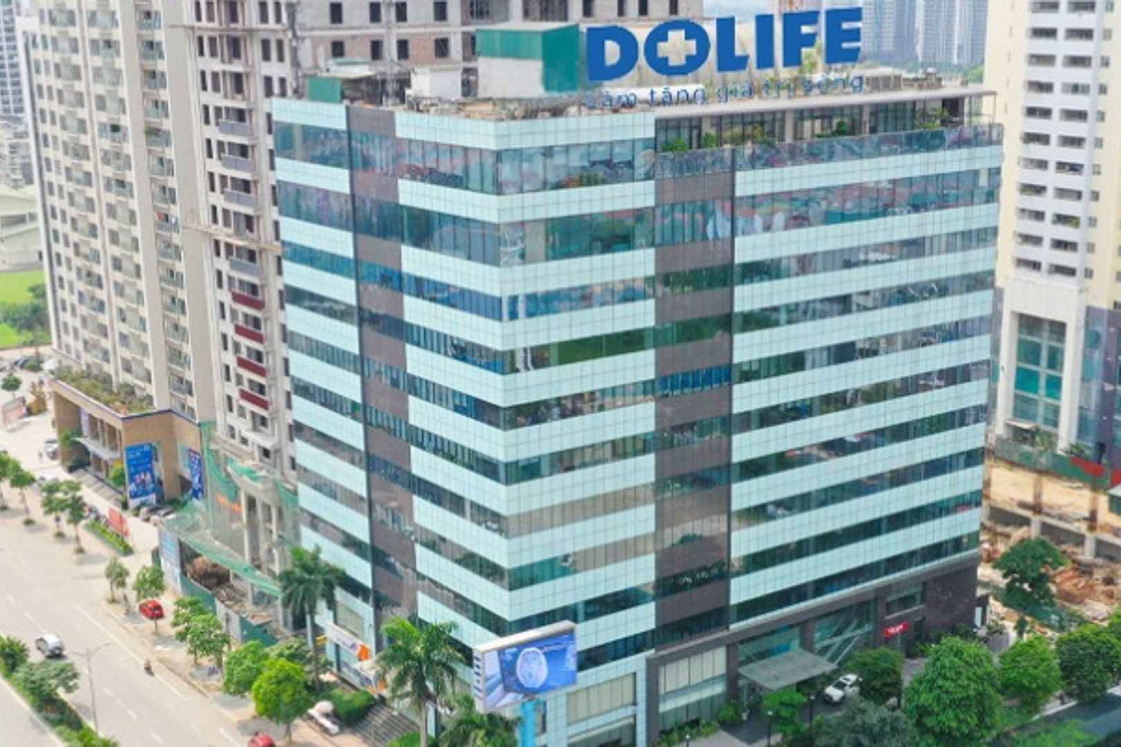 Bệnh viện Quốc tế DoLife nằm trên đường Nguyễn Hoàng