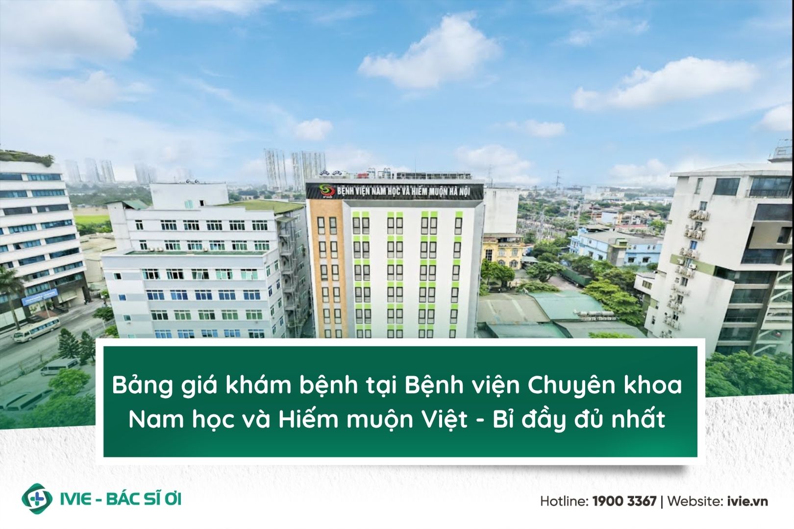 Bảng giá khám bệnh tại Bệnh viện Chuyên khoa Nam học và...