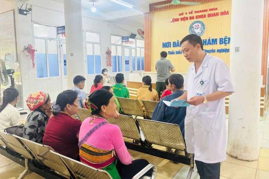 Bệnh viện Đa khoa Quan Hoá có tiếp nhận khám chữa bệnh theo BHYT